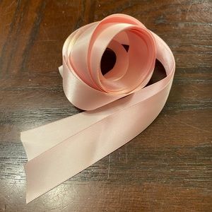 COPY - Baby pink ribbon for boots or heels